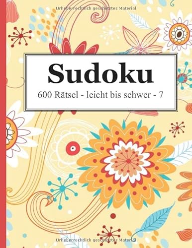 Sudoku - 600 Rätsel leicht bis schwer 7 von udv