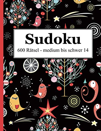 Sudoku - 600 Rätsel medium bis schwer 14 von udv