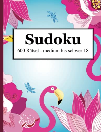Sudoku - 600 Rätsel medium bis schwer 18 von udv