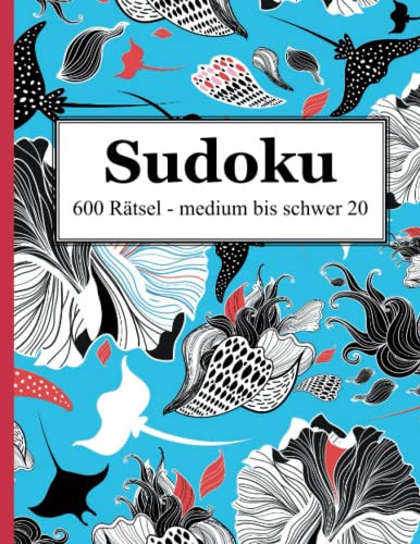 Sudoku - 600 Rätsel medium bis schwer 20 von udv