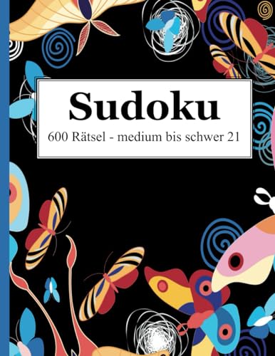 Sudoku - 600 Rätsel medium bis schwer 21