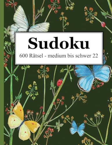 Sudoku - 600 Rätsel medium bis schwer 22 von udv