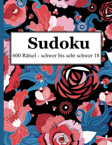 Sudoku - 600 Rätsel schwer bis sehr schwer 18 von udv