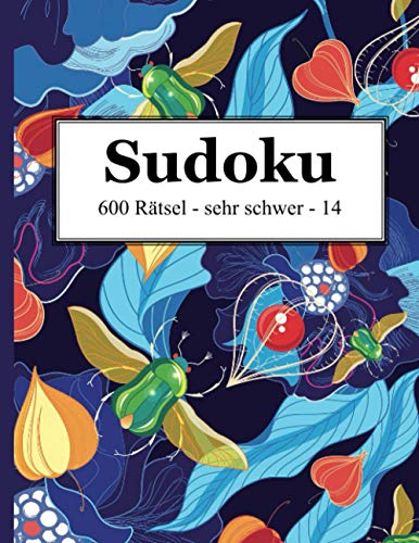 Sudoku - 600 Rätsel sehr schwer 14