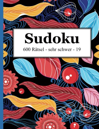 Sudoku - 600 Rätsel sehr schwer 19