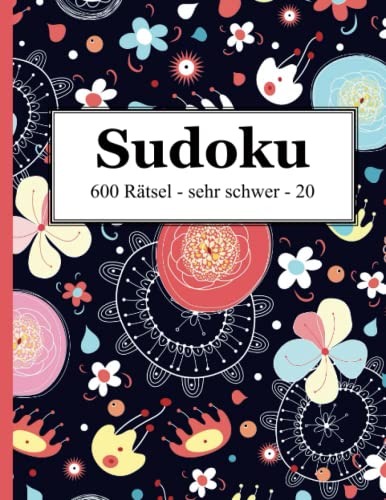 Sudoku - 600 Rätsel sehr schwer 20 Sudoku - 600 Rätsel sehr schwer 20