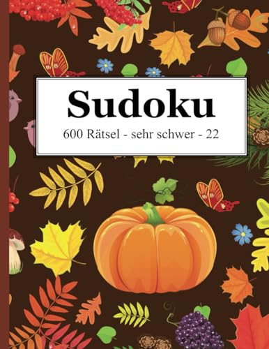 Sudoku - 600 Rätsel sehr schwer 22 von udv