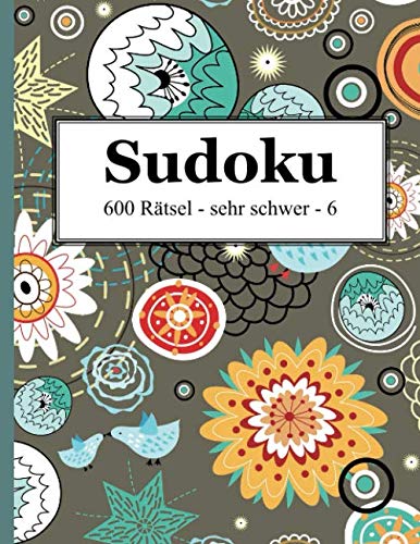 Sudoku - 600 Rätsel sehr schwer 6