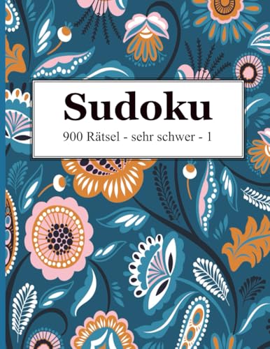 Sudoku - 900 Rätsel sehr schwer 1 Sudoku - 900 Rätsel sehr schwer 1 von udv