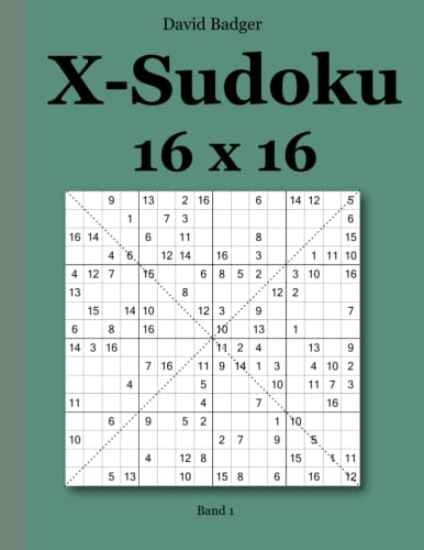 X-Sudoku 16 x 16: Band 1 X-Sudoku 16 x 16: Band 1 von udv