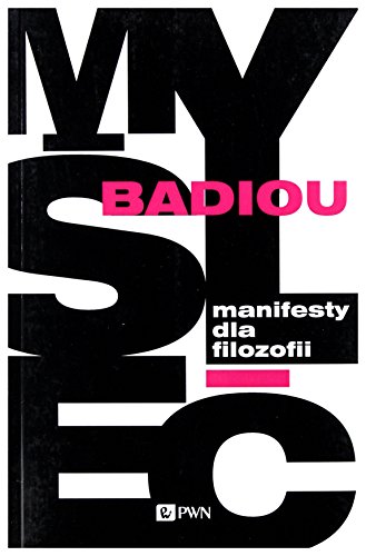 Manifesty dla filozofii Manifesty dla filozofii