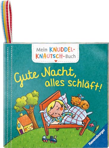 Mein Knuddel-Knautsch-Buch: Gute Nacht; weiches Stoffbuch, waschbares Badebuch, Babyspielzeug ab 6 Monate