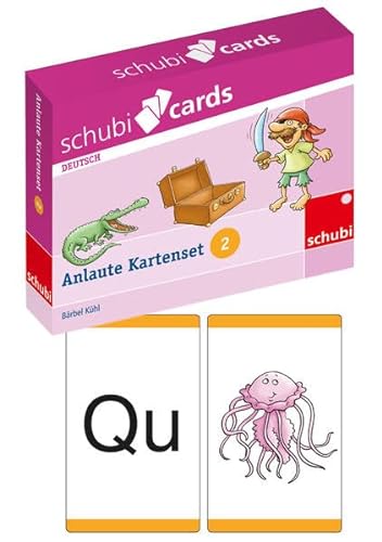 Schubicards Anlaute Kartenset 2 (Schubicards Deutsch) von SCHUBI Lernmedien