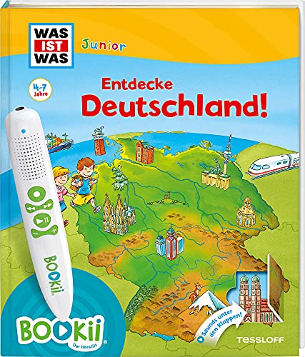 BOOKii® WAS IST WAS Junior Entdecke Deutschland!: Über 900 Hörerlebnisse und interaktive Spiele! (BOOKii / Antippen, Spielen, Lernen)