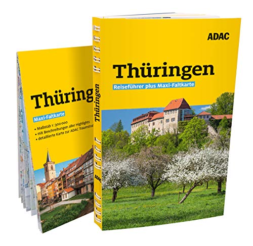 ADAC Reiseführer plus Thüringen: Mit Maxi-Faltkarte und praktischer Spiralbindung