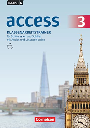 English G Access - Allgemeine Ausgabe / Baden-Württemberg / Band 3: 7. Schuljahr - Klassenarbeitstrainer mit Audio-Materialien, Lösungen und Lerntipps ... Ausgabe 2014 / Baden-Württemberg 2016)