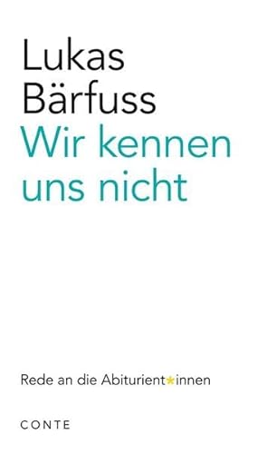 Wir kennen uns nicht: Rede an die Abiturient*innen (Reden an die Abiturienten)