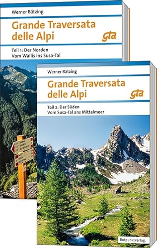 Grande Traversata delle Alpi Nord und Süd: Paket Nord und Süd: Vom Wallis ins Susa-Tal und vom Susa-Tal ans Mittelmeer (Naturpunkt)