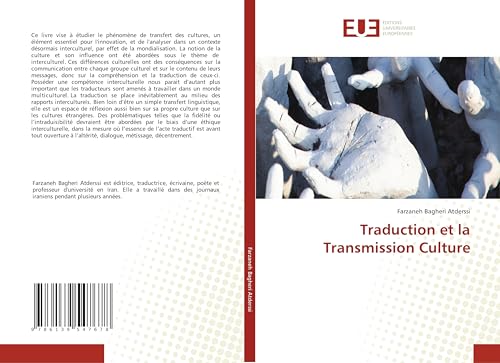 Traduction et la Transmission Culture: DE von Éditions universitaires européennes