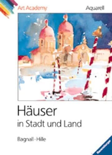 Art Academy, Aquarell, Häuser in Stadt und Land