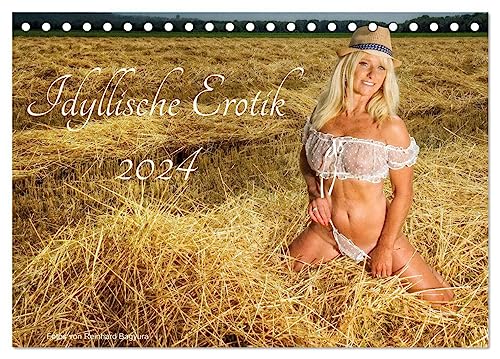 Idyllische Erotik (Tischkalender 2024 DIN A5 quer), CALVENDO Monatskalender von CALVENDO