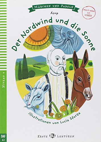 YoungELIReaders-MarchenundFabeln:DerNordwindunddieSonne+VideoMul[VHS]: Der Nordwind und die Sonne + downloada (Serie young. Readers tedesco)