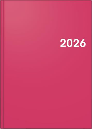 BRUNNEN Buchkalender Mod. 795 2026 | A5, Papier, pink von BRUNNEN