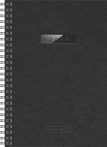 BRUNNEN Buchkalender Mod. 796 2026 „Suburb Streets“ | A5, Karton von BRUNNEN