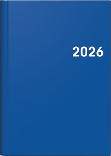 BRUNNEN Buchkalender Mod. 796 2026 | A5, Kunststoff, blau von BRUNNEN
