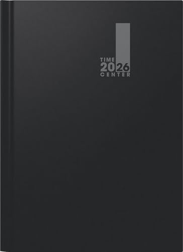BRUNNEN Buchkalender TimeCenter Mod. 724 2026 | A4, Kunststoff, schwarz von BRUNNEN