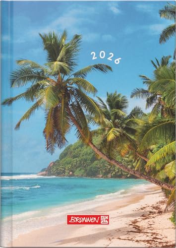 BRUNNEN Taschenkalender Mod. 731 2026 „Beach“ | A6, Papier von BRUNNEN