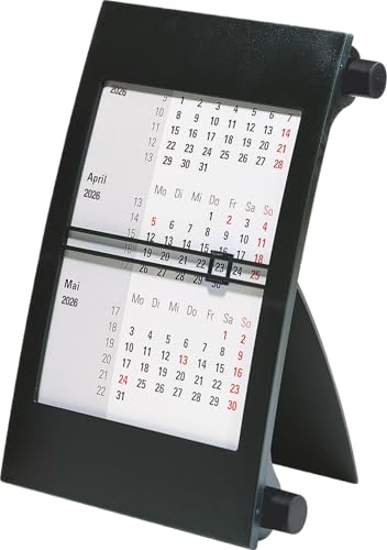 rido/idé 3-Monats-Tischkalender 2026 | 90×120 mm, schwarz rido/idé 3-Monats-Tischkalender 2026 | 90×120 mm, schwarz von rido/idé