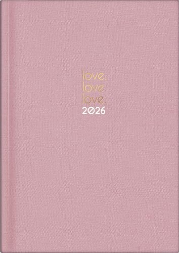 rido/idé Buchkalender Premium Young Line 2026 „Love“ | A5, Textil rido/idé Buchkalender Premium Young Line 2026 „Love“ | A5, Textil von rido/idé