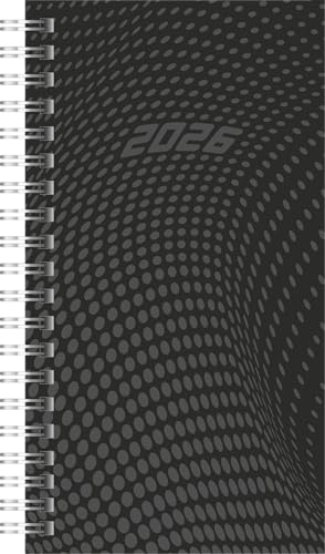 rido/idé Taschenkalender Mod. Timing 2 2026 | A6, Kunststoff, schwarz von rido/idé