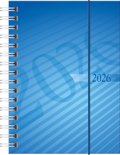 rido/idé Taschenkalender Mod. perfect/Technik I 2026 | A6, Kunststoff, blau von rido/idé