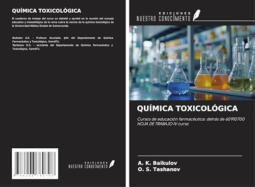 QUÍMICA TOXICOLÓGICA: Cursos de educación farmacéutica: detrás de 60910700 HOJA DE TRABAJO IV curso