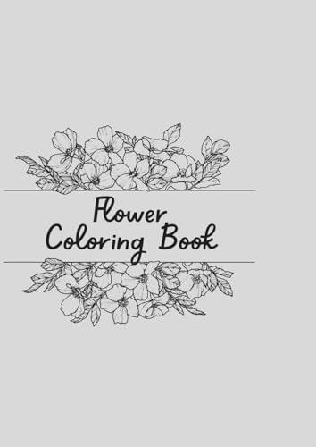 floral Flower coloring book von Independently published