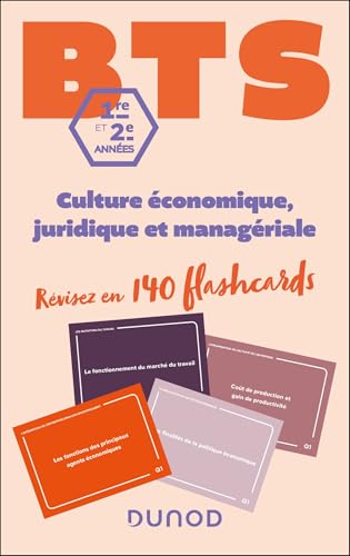 BTS - La CEJM en 140 flashcards: Culture économique juridique et managériale - 1re et 2e années von DUNOD