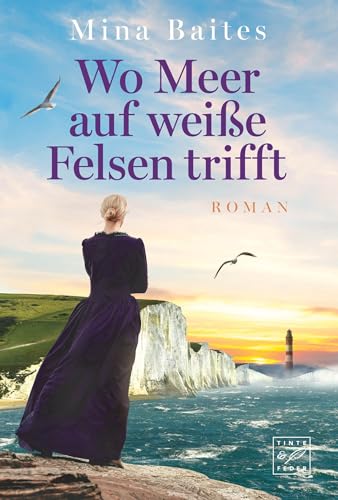Wo Meer auf weiße Felsen trifft
