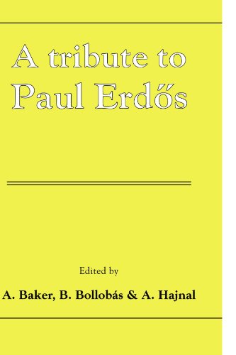 A Tribute to Paul Erdos von Cambridge University Press