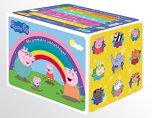 Peppa Pig - Ma première bibliothèque: Coffret en 6 volumes : La fête des dinosaures ; Un week-end au festival ; La partie de golf ; Peppa visite une ... à roulettes ! ; Les voitures à roulettes