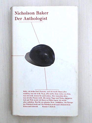 Der Anthologist: Roman