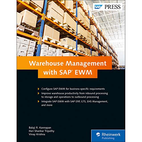 Warehouse Management with SAP EWM: Improve warehouse productivity from inbound processing, to storage and operations, to outbound processing. ... Management, and more (SAP PRESS: englisch) von SAP Press