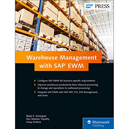 Warehouse Management with SAP EWM: Improve warehouse productivity from inbound processing, to storage and operations, to outbound processing. ... Management, and more (SAP PRESS: englisch)