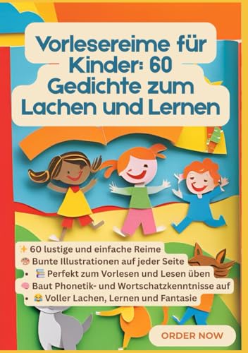 Lustige Mitsprech-Reime für Kinder: 60 Gedichte zum Lachen und Lernen mit bunten Bildern Lustige Mitsprech-Reime für Kinder: 60 Gedichte zum Lachen und Lernen mit bunten Bildern von Independently published
