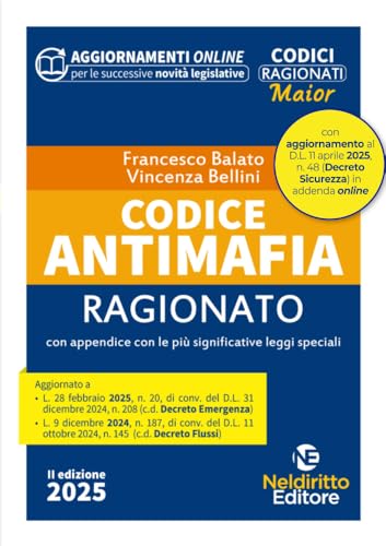 Codice antimafia ragionato 2025. Nuova ediz. Codice antimafia ragionato 2025. Nuova ediz. von Neldiritto Editore