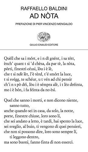 Ad nòta (Collezione di poesia) von Einaudi