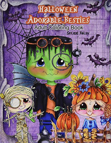 Halloween Adorable Besties Adult Coloring Book Halloween Adorable Besties Adult Coloring Book