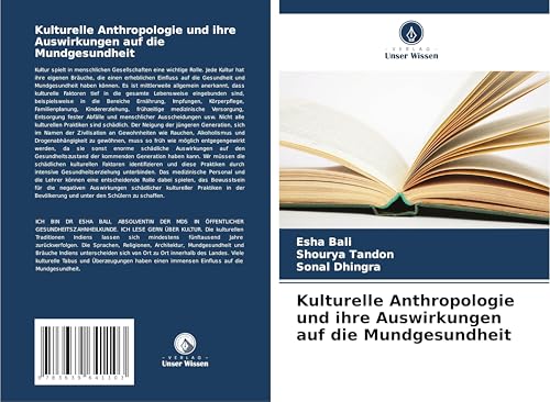 Kulturelle Anthropologie und ihre Auswirkungen auf die Mundgesundheit: DE von VDM Verlag