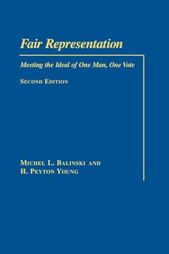 Fair Representation: Meeting the Ideal of One Man, One Vote